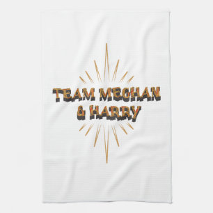 Team Meghan & Harry Geschirrtuch