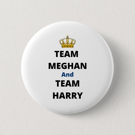 Team Meghan und Team Harry Button (Vorderseite)