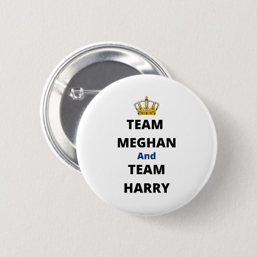 Team Meghan und Team Harry Button (Vorne & Hinten)