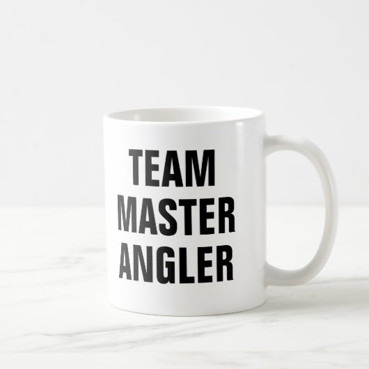 Team-Meister-Angler Kaffeetasse (Rechts)