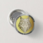 Team Member Award, "Pack Member" Button (Vorne & Hinten)