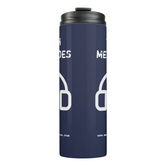 Team-Mercedes-Thermaltrommel Thermosbecher (Vorderseite)