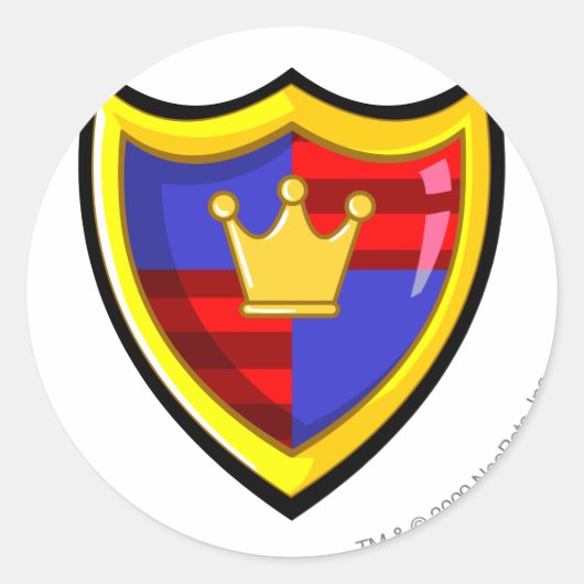 Team Meridell Logo Runder Aufkleber (Vorderseite)