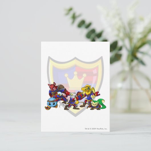 Team Meridell Postkarte (Stehend Vorderseite)