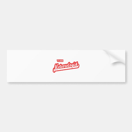 Team Meteorologe Autoaufkleber (Vorne)