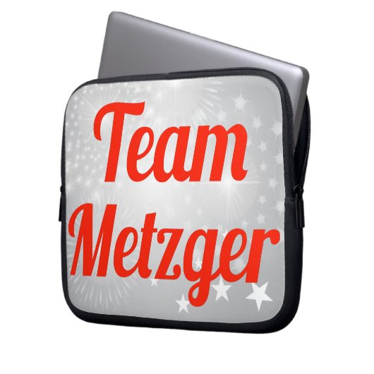 Team Metzger Laptopschutzhülle (Vorderseite Links)