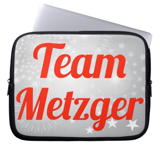 Team Metzger Laptopschutzhülle (Vorderseite)