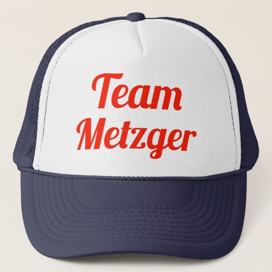 Team Metzger Truckerkappe (Vorderseite)