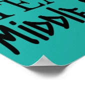 Team Middle Part Gen Z Poster (Ecke)