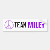 Team Miley Autoaufkleber (Vorne)