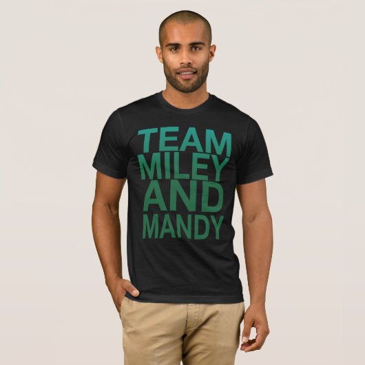 Team Miley und Mandy T-Shirt (Vorne ganz)