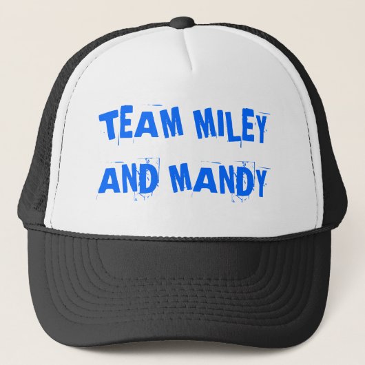 TEAM MILEY UND MANDY TRUCKERKAPPE (Vorderseite)
