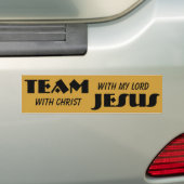 Team mit Christus Jesus mein Lord Autoaufkleber (Auf Auto)