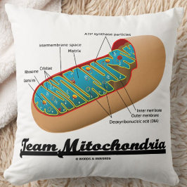 Team Mitochondria (Mitochondrion-Spaß) Kissen