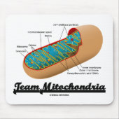 Team Mitochondria Mitochondrion Spaß Mousepad (Vorne)