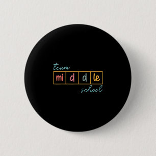 Team Mittelschulgruppe Mittelschullehrer Button