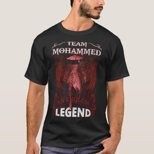 Team MOHAMMED - Ein endloses LEGEND T-Shirt (Vorderseite)