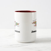 Team-Molekularbiologie (DNS-Reproduktion) Zweifarbige Tasse (Mittel)