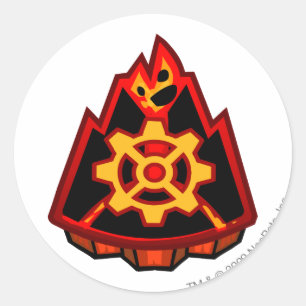 Team-Moltara-Logo Runder Aufkleber