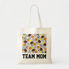 TEAM MOM Baseball Basketball Fußball American Foot Tragetasche