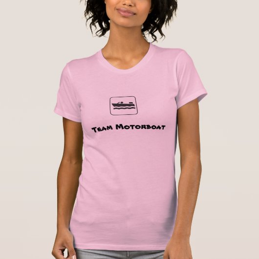 Team-Motorboot T-Shirt (Vorderseite)