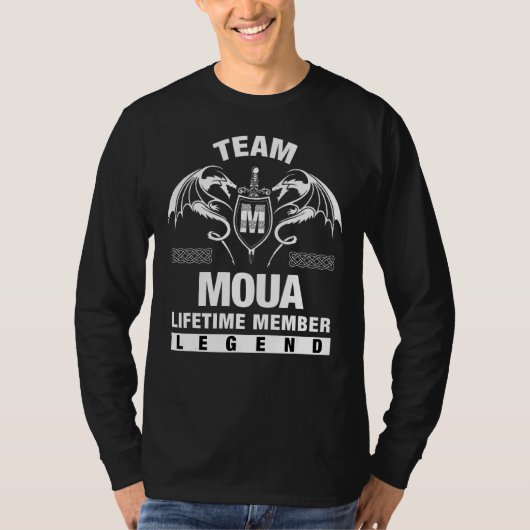 Team Moua Lifetime-Mitglied T-Shirt (Vorderseite)