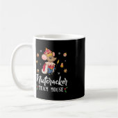 Team Mouse Nutcracker Weihnachts-Tanz Spaß Soldier Kaffeetasse (Links)