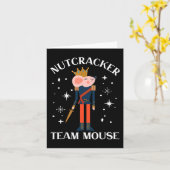 Team Mouse Nutcracker Weihnachts-Tanz Spaß Soldier Karte (Gelbe Blume)