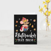 Team Mouse Nutcracker Weihnachts-Tanz Spaß Soldier Karte (Gelbe Blume)