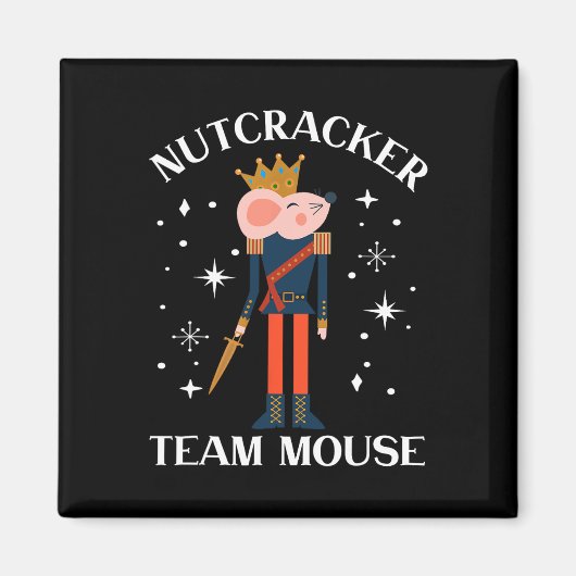 Team Mouse Nutcracker Weihnachts-Tanz Spaß Soldier Magnet (Vorne)