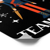 Team Mouse Nutcracker Weihnachts-Tanz Spaß Soldier Poster (Ecke)