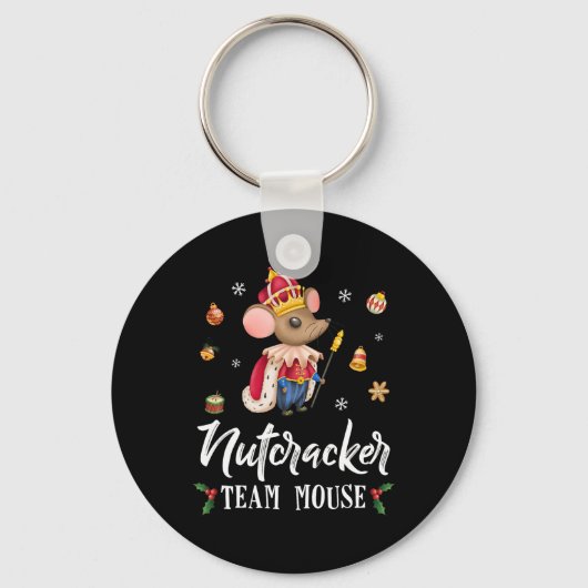 Team Mouse Nutcracker Weihnachts-Tanz Spaß Soldier Schlüsselanhänger (Vorderseite)