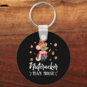 Team Mouse Nutcracker Weihnachts-Tanz Spaß Soldier Schlüsselanhänger (Vorderseite)