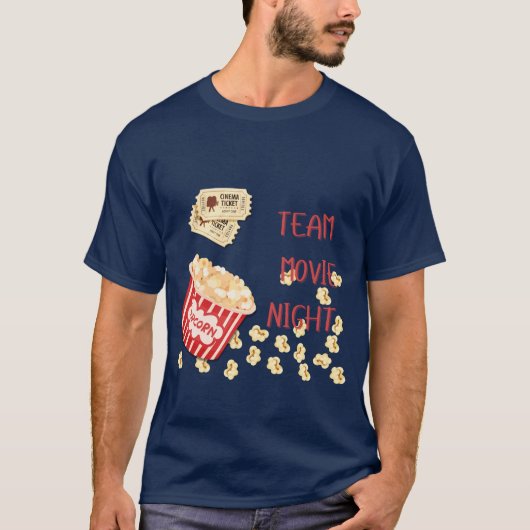 Team Movie Night T - Shirt (Vorderseite)