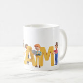 TEAM Mug – Fun & Motivational Design Kaffeetasse (VorderseiteRechts)