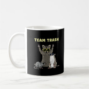 Team Müll Opossum Waschbär Ratte, Lustige Tiere Mü Kaffeetasse