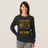 Team Müll Opossum Waschbär T-Shirt (Vorne ganz)