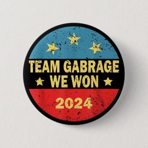 Team Müll Wir Gewonnen Team Müll Für Trump 2024  Button