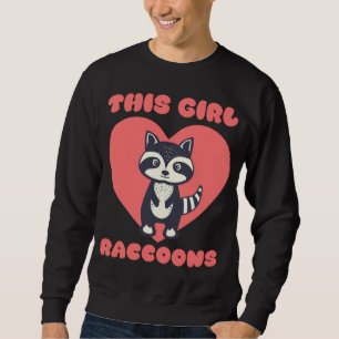 Team Müllkatze Panda Tierliebhaber Opossum-Rattenf Sweatshirt