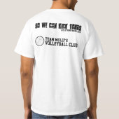Team Mullys Volleyball T-Shirt (Rückseite)