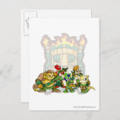 Team Mystery Island Group Postkarte (Vorne/Hinten)