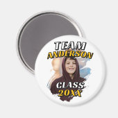 Team [Nachname] Abschlussfoto Klasse 20XX Magnet (Vorderseite/Rückseite)