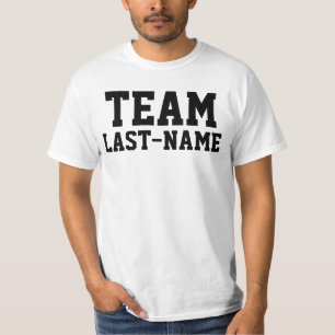 TEAM (Nachname) Familienname T-Shirt