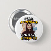 Team [Nachname] Stolzer Opa Abschlussfoto Button (Vorne & Hinten)