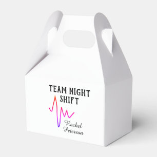 Team-Nachtschwester Arzt medizinischer Name Herz l Geschenkschachtel