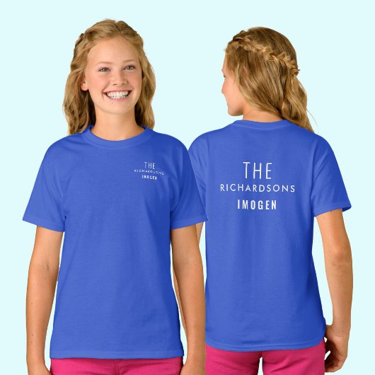 Team Name Family Sports Partys Gameswear T-Shirt