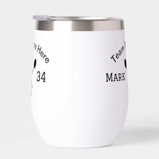 Team Name hier geben Name Nummer Ball Paddle Golf (Rechts)