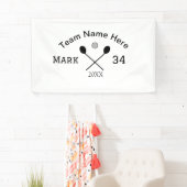 Team Name hier geben Name Nummer Ball Paddle Golf Banner (Insitu)