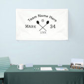 Team Name hier geben Name Nummer Ball Paddle Golf Banner (Messeveranstaltung)