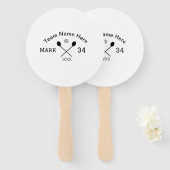 Team Name hier geben Name Nummer Ball Paddle Golf Fächer (Vorne und Hinten)